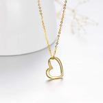 14k Gold Heart Necklace - Perfect Gift for Her