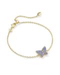 Kendra Scott Gold-Plated Lillia Blue Crystal Bracelet