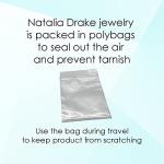 Round Diamond Stud Earrings in Silver for Women