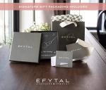 Sterling Silver 5 Circle Necklace for 50th Birthday