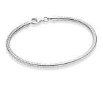 Miabella 3mm Sterling Silver Snake Chain Bracelet