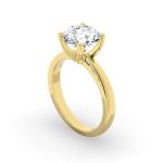 14K Yellow Gold Lab Grown Diamond Engagement Ring