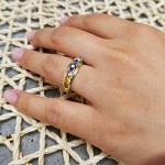 Birthstone Family Mother's Ring in Sterling Silver or Gold