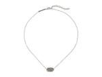 Kendra Scott Elisa Rhodium Drusy Pendant Necklace