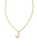 Kendra Scott Gold-Plated Letter J Pendant Necklace
