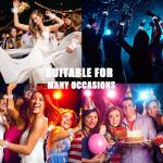 24 LED Sound Activated Glow Bracelets - White