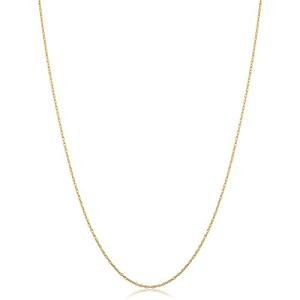 10k Yellow Gold Thin Rope Chain Necklace