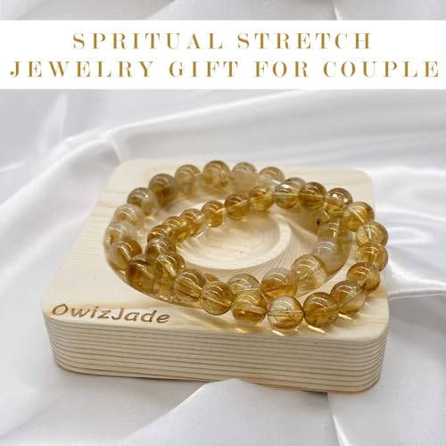 Citrine Solar Plexus Chakra Bracelets for Women and Men