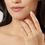 10kt Yellow Gold Diamond-Cut Ring, Size 8