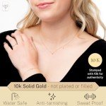 10K Yellow Gold Lab-Grown Diamond Bezel Ring