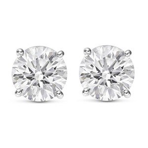 1 Carat Lab-Grown Diamond Earrings in 14K White Gold