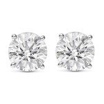 1 Carat Lab-Grown Diamond Earrings in 14K White Gold