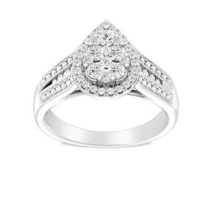 GILDED 1 ct. Pear Shape Lab Grown Diamond Ring