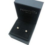 1/2Ct Diamond Stud Earrings in 14K Yellow Gold