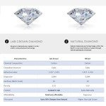 Princess Cut Diamond Stud Earrings in Sterling Silver