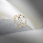 IGI Certified Lab Grown Diamond Hoop Earrings