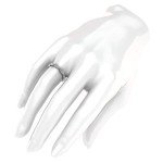 Petite Twisted Vine White Gold Diamond Wedding Band
