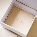 14K Yellow Gold Moissanite Three-Stone Engagement Ring