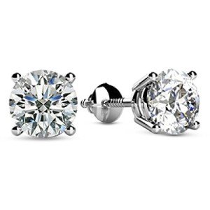Lab Grown 1/2 Carat Diamond Stud Earrings