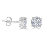 1/4 Ct Women's Round Diamond Stud Earrings