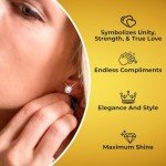 0.5 Carat Lab Created Diamond Stud Earrings