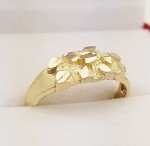 10k Yellow Gold Women's Nugget Ring