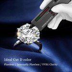 Square Diamond Engagement Ring in 14K White Gold
