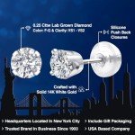 Lab Grown Diamond Stud Earrings in 14K Gold