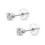 Lab Grown Diamond Stud Earrings in 14K Gold