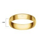 10K Yellow Gold 4MM Women’s Wedding Band