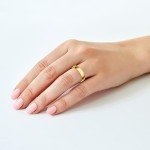 10K Yellow Gold 4MM Women’s Wedding Band