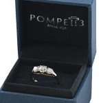 1ct Three Stone Diamond Engagement Ring in Gold