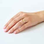 14K Yellow Gold Women's 2MM Wedding Band Ring