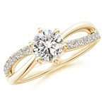 Women's 0.14 Ct Diamond Infinity Ring in Gold