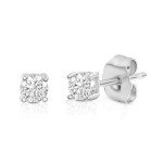 Lab Grown Diamond Stud Earrings in 14K Gold
