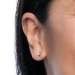 Lab Grown Diamond Stud Earrings in 14K Gold