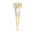 Women's 0.14 Ct Diamond Infinity Ring in Gold