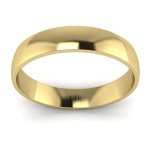 14k Yellow Gold 4mm Polished Wedding Band