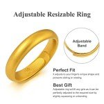 Chow Sang Sang Adjustable 24K Gold Fortune Ring