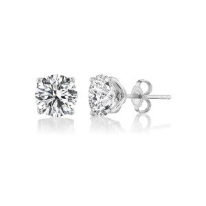 IGI Certified 1 Carat Lab Grown Diamond Stud Earrings
