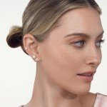 IGI Certified 1 Carat Lab Grown Diamond Stud Earrings
