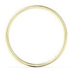 10K Yellow Gold 2MM Round Dome Wedding Ring