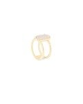 Kendra Scott Elyse Ring in Gold with Drusy