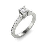 1/2ctw Diamond Engagement Ring in 10k White Gold
