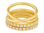 Kendra Scott Livy 14k Gold-Plated Ring Set