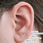 Lab Grown Diamond Stud Earrings in 14K Gold