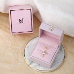 10K Solid Gold Teardrop Belly Button Ring