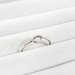 10k Yellow Gold Stacking Knot Ring - Size 7