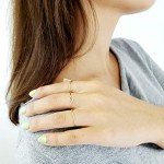 10k Yellow Gold Stacking Knot Ring - Size 7