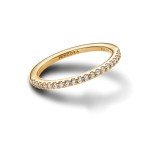 PANDORA Sparkling Gold Stackable Band Ring